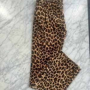 Frame Women’s Leopard Print Pant Size 12 New w/ Tags